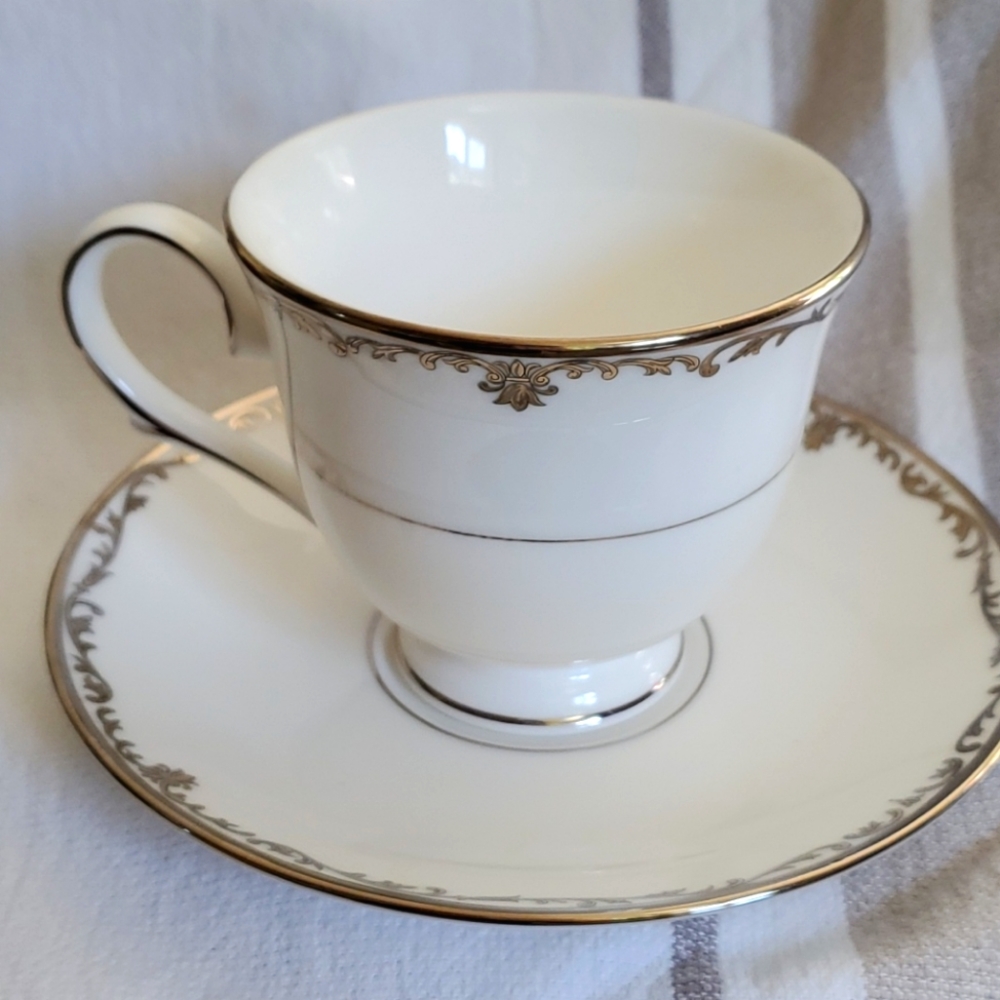 Lenox Coronet coffee cup and saucer set